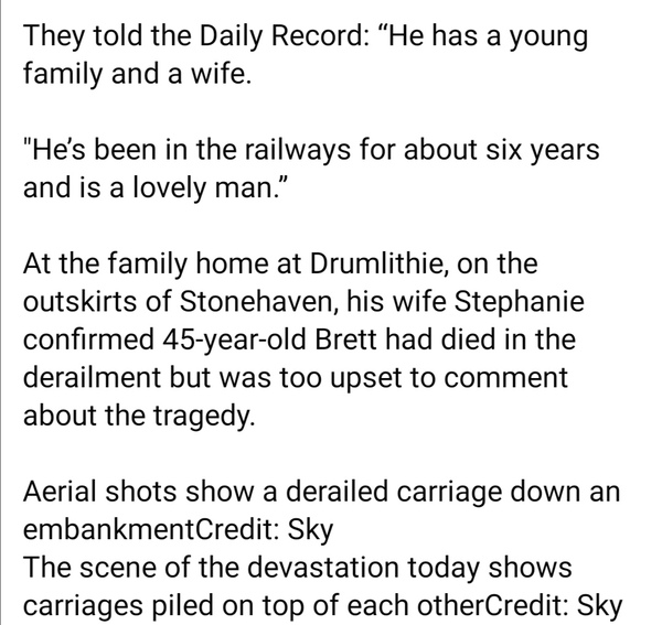 Stonehaven train derailment