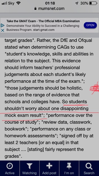 Ofqual - you can’t appeal CAGS or use mocks