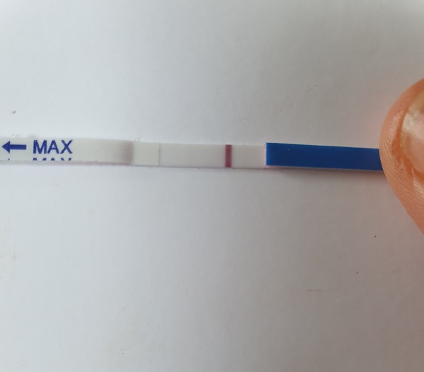 Faint line on IC .. BFN on CBD