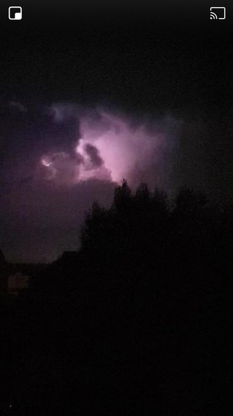 We’ve just had the mother of thunderstorms!