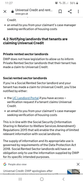 Universal Credit Question
