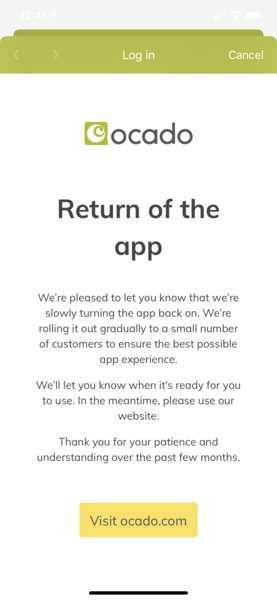 To think Ocado are on their way out?
