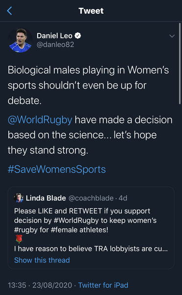 Stonewall Lobby World Rugby