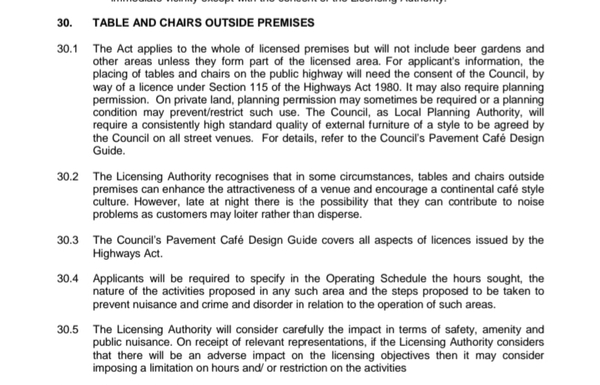 Pub noise and village nuisances