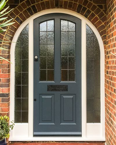 Ornate front porch