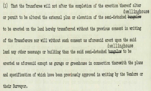 What does this mean? Q from buyer re.1957 deed