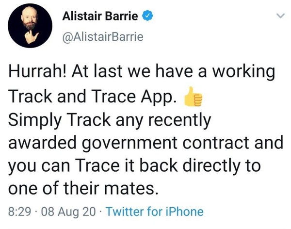 Westministenders: Don't forget to stockpile. Again.