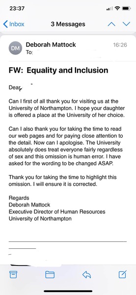 For those who have kids at university - wokedom