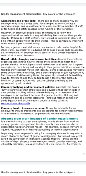 My workplace has been Stonewalled.  Completely new policy released.  If anyone objects to sharing facilities with a transgender individual of the opposite sex, they will be the ones asked to move.