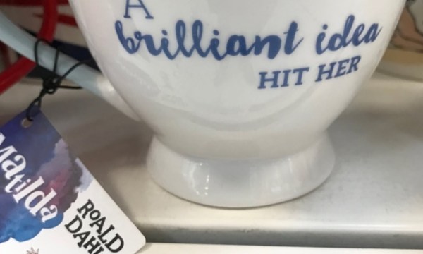 To question the protest over the Sainsburys mug