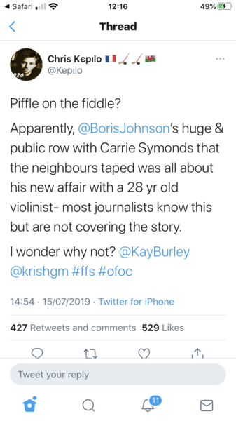 Westminstenders: PreGrades (Minority Report comes to the UK)