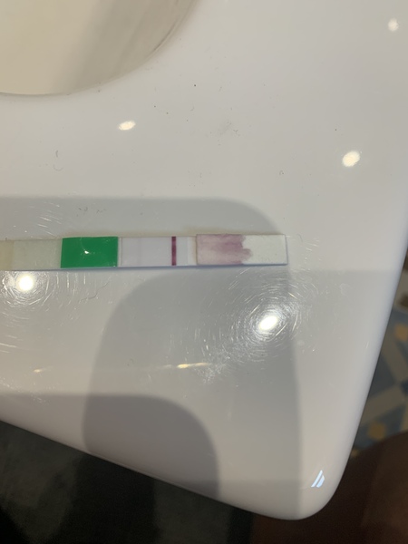 Evap line or positive test?