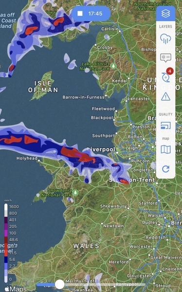 We’ve just had the mother of thunderstorms!