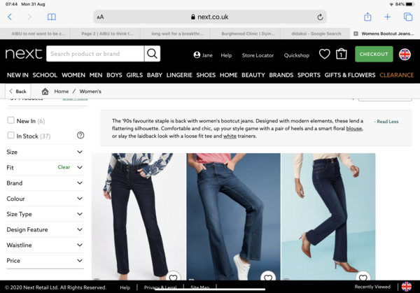 AIBU to think that Boot cut jeans are back in?