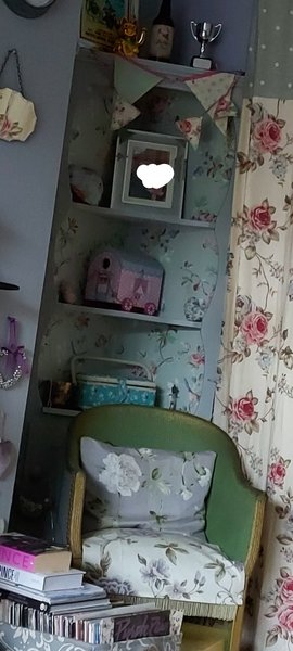 How can I make this corner cabinet look better?
