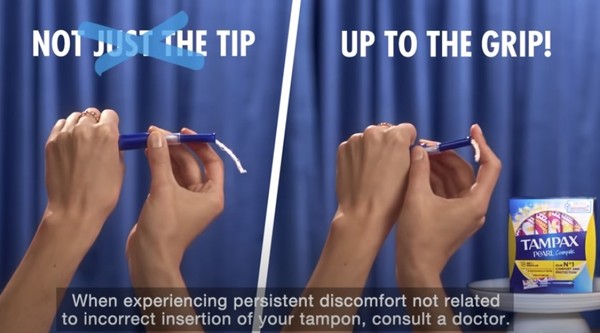 Tampax ad being banned by the Advertising Standards Authority for Ireland.