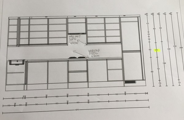 Kitchen worksurface - clearance to be practical? Help Please!
