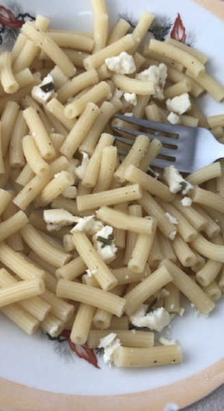 Was it unusual to have made pasta in the microwave?