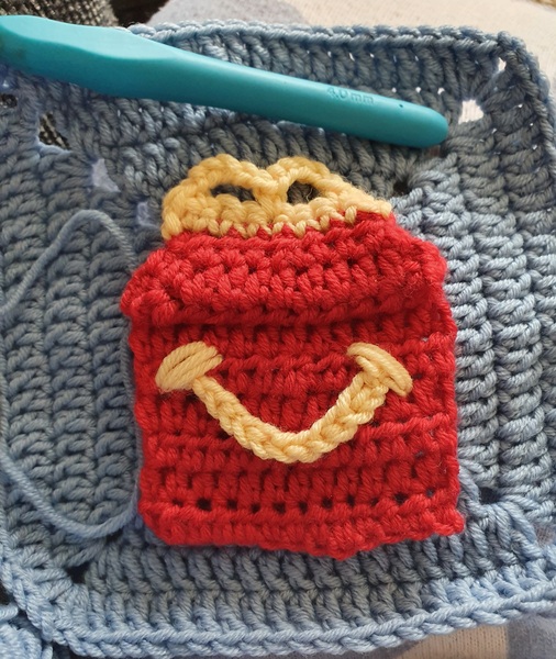 Woolly Hugs. A Blanket for GoJetterGirl, a tribute to her beautiful GoJetterBoy