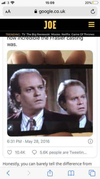 Is Frasier the best US comedy ever?