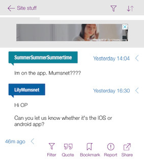 Why can't I report a thread?