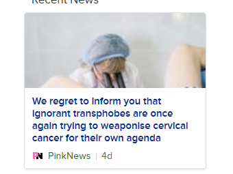 Women are trying to weaponise cervical cancer for their own agenda