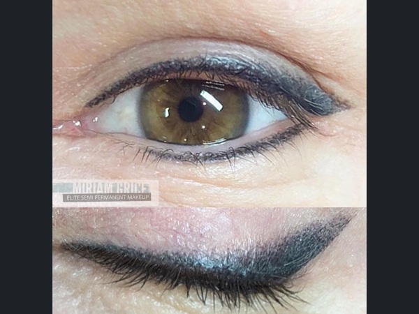 Lip blushing (semi perm) make up