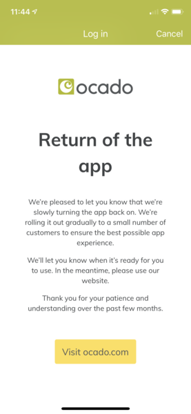 To think Ocado are on their way out?