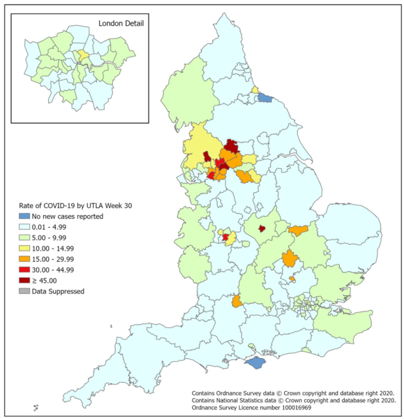 The South West is on course to be locked down next