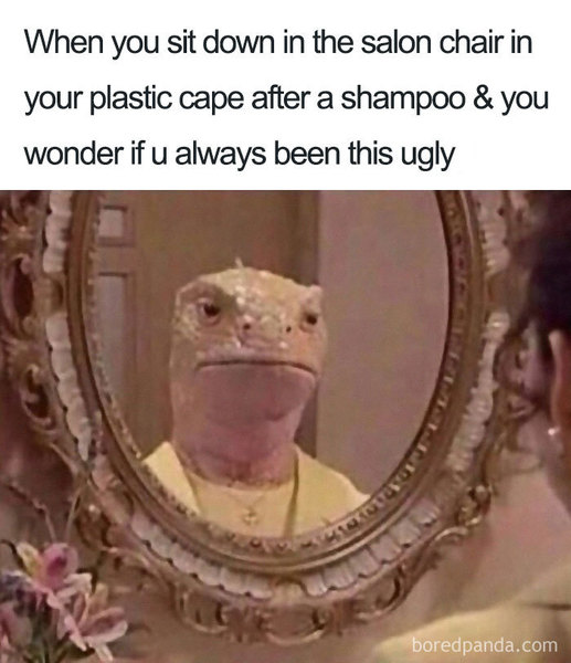 Hairdressers make me feel self conscious. Anyone else?