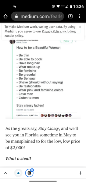 Conference to  "Make women great again"