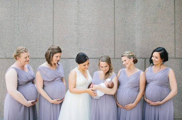 To think weddings should have one maid of honour and the bridesmaids should be young children