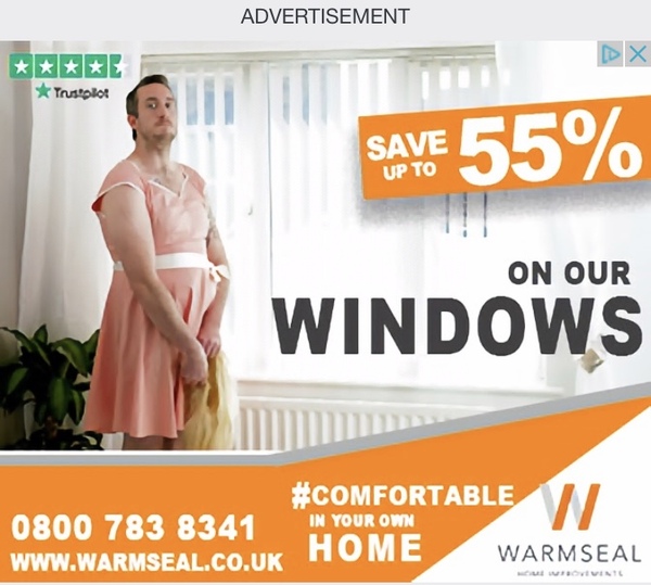 Is anyone else getting this advert?
