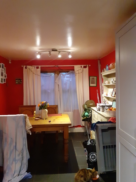 What colour should I paint my kitchen and must the diner bit be the same colour?
