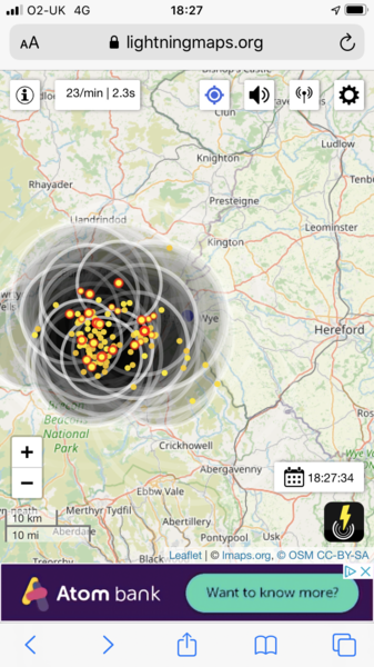 We’ve just had the mother of thunderstorms!