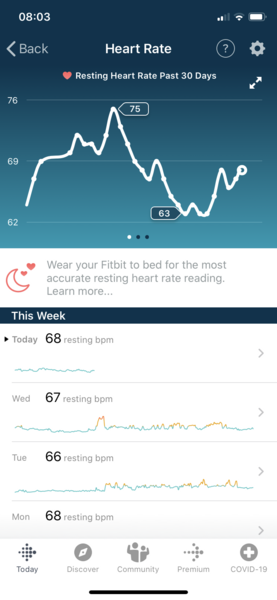 Tracking your cycle and possible BFP using RHR - part 2