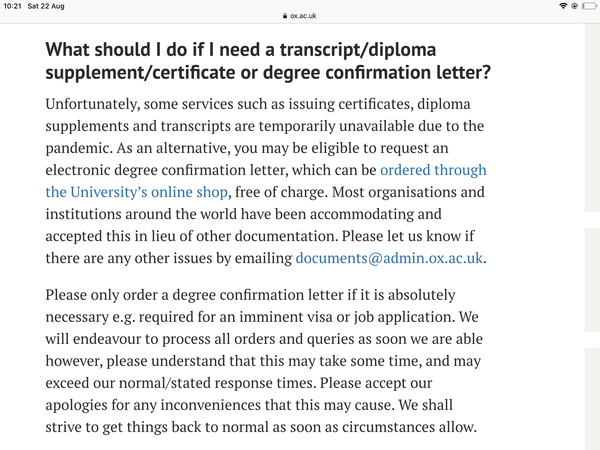 Help! University not processing transcript so son can't apply for Masters degree.