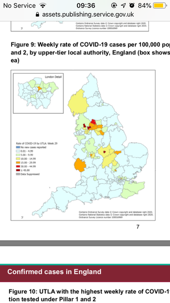 The South West is on course to be locked down next