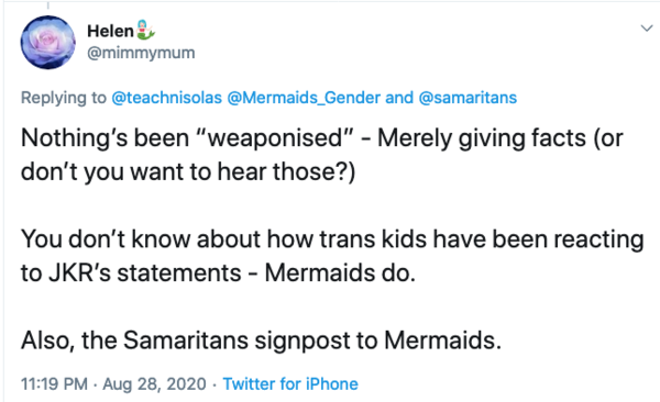 JK Rowling's has written another post