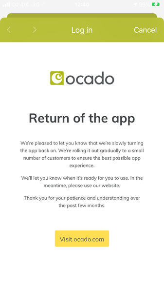To think Ocado are on their way out?