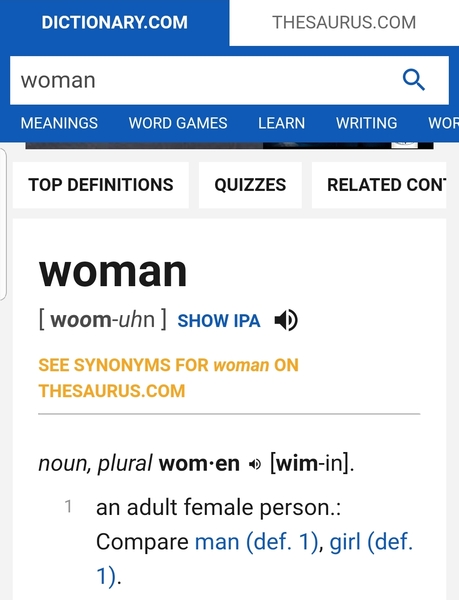 Dictionary.com tries it with TERF and fails.
