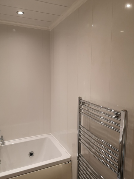Cladding in a bathroom
