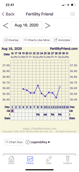 Tracking your cycle and possible BFP using RHR - part 3