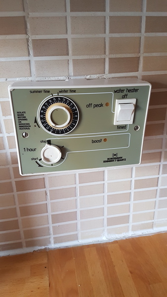 Replacement controls for electric hot water system