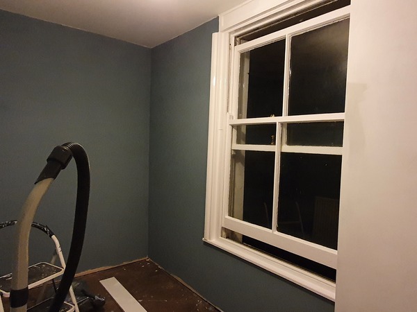 Trendy dark paint: a cautionary tale.