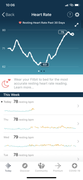 Tracking your cycle and possible BFP using RHR - part 2