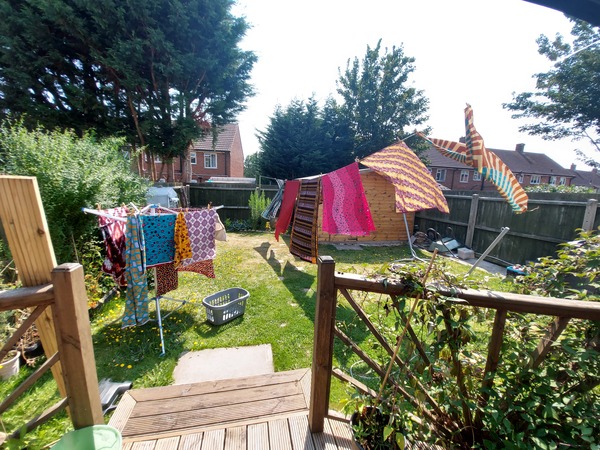 Just bought a huge amount of second hand fabric for my business!