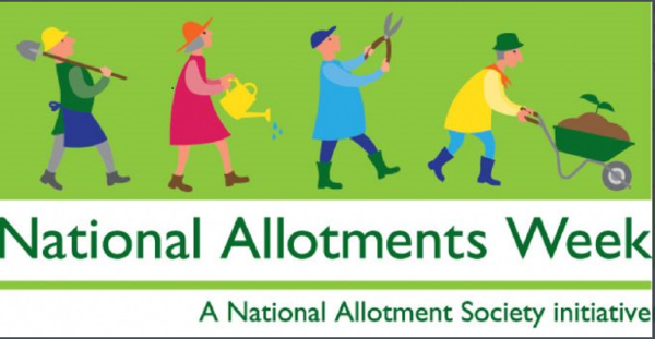 Lazy Stereotypical imagery used by National Allotment Society to promote National Allotment week