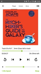 Audio books- equipment and  pros/ cons of best provider?