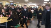 BBC school social distancing imagery